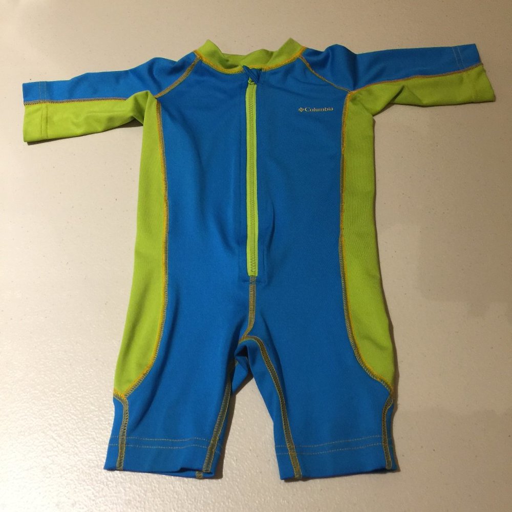 Columbia Omni Shade Sun Protection Swim Rashguard 1 Piece Outfit Size 2T